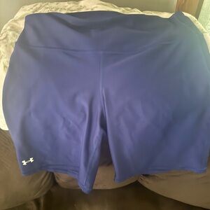 Under Armour Women's Bike Shorts in Navy Blue